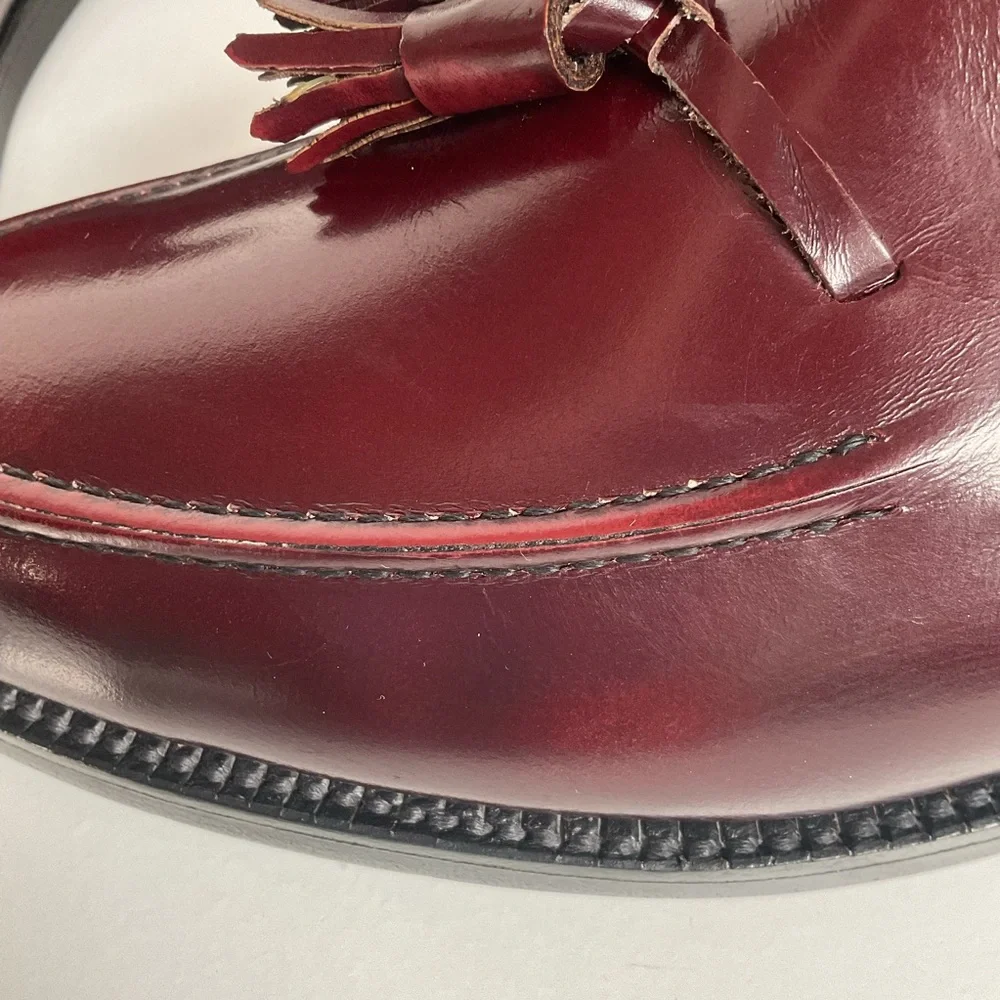 Vintage Florsheim Imperial Tassel Loafers | Tuscany Bordeaux | Men’s 10.5 AA